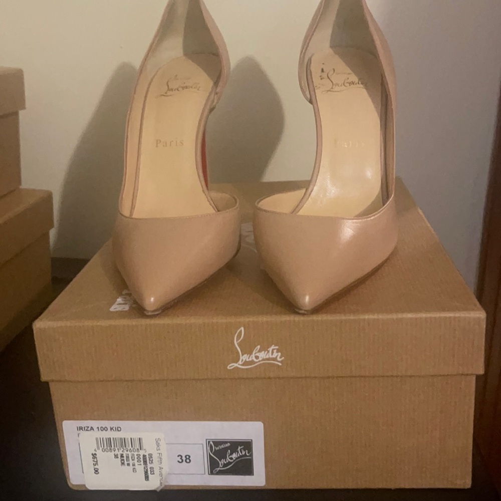 IRIZA 100 kid Size 38 red bottom nude